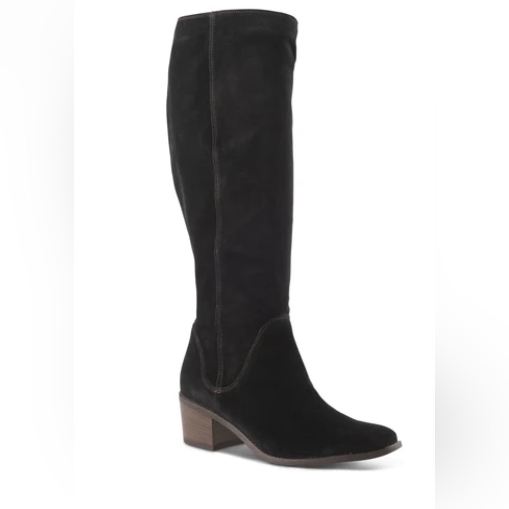 Paul Green Nicolette Heel
Suede Boot In Black Soft. NWT size 8 US